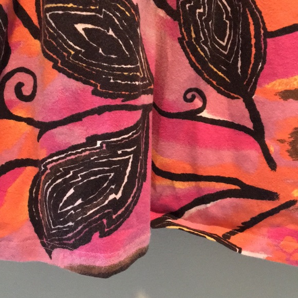 Colorful long sleeve shirt with silver neck - Picture 5 of 6